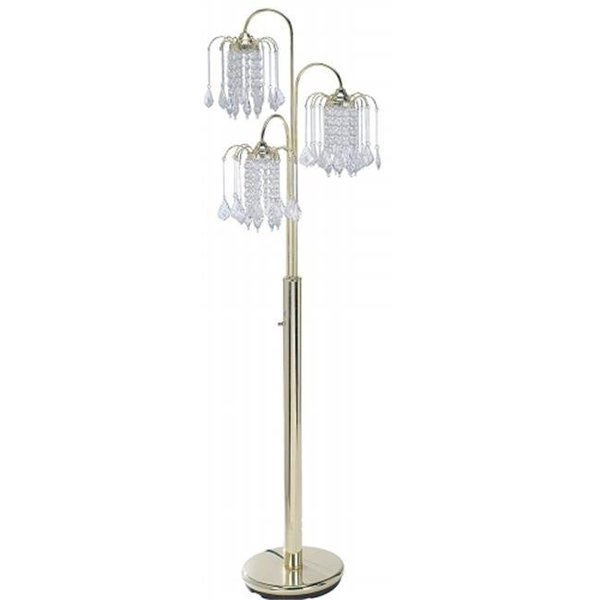 Cling Polished Brass Finish Floor Lamp CL434114